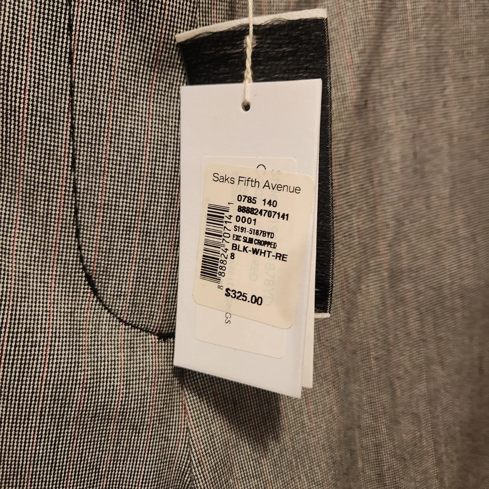 3.1 Phillip Lim Light Gray Plaid Boot-Cut Trousers